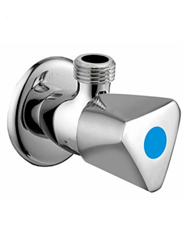SONAIKA (Angle304) Brass Disc Fitting Stainless Steel Bathroom Angle Valve Cock  (Chrome Finish) - Pack of 1 to 12